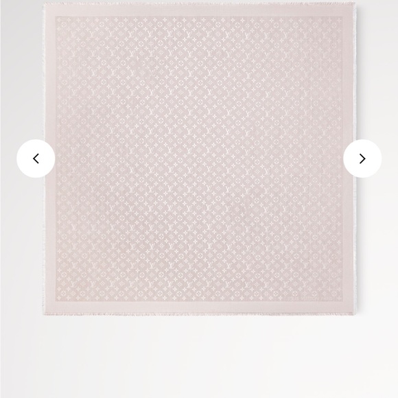 Original Louis Vuitton Shawl Greige - Picture 4 of 10